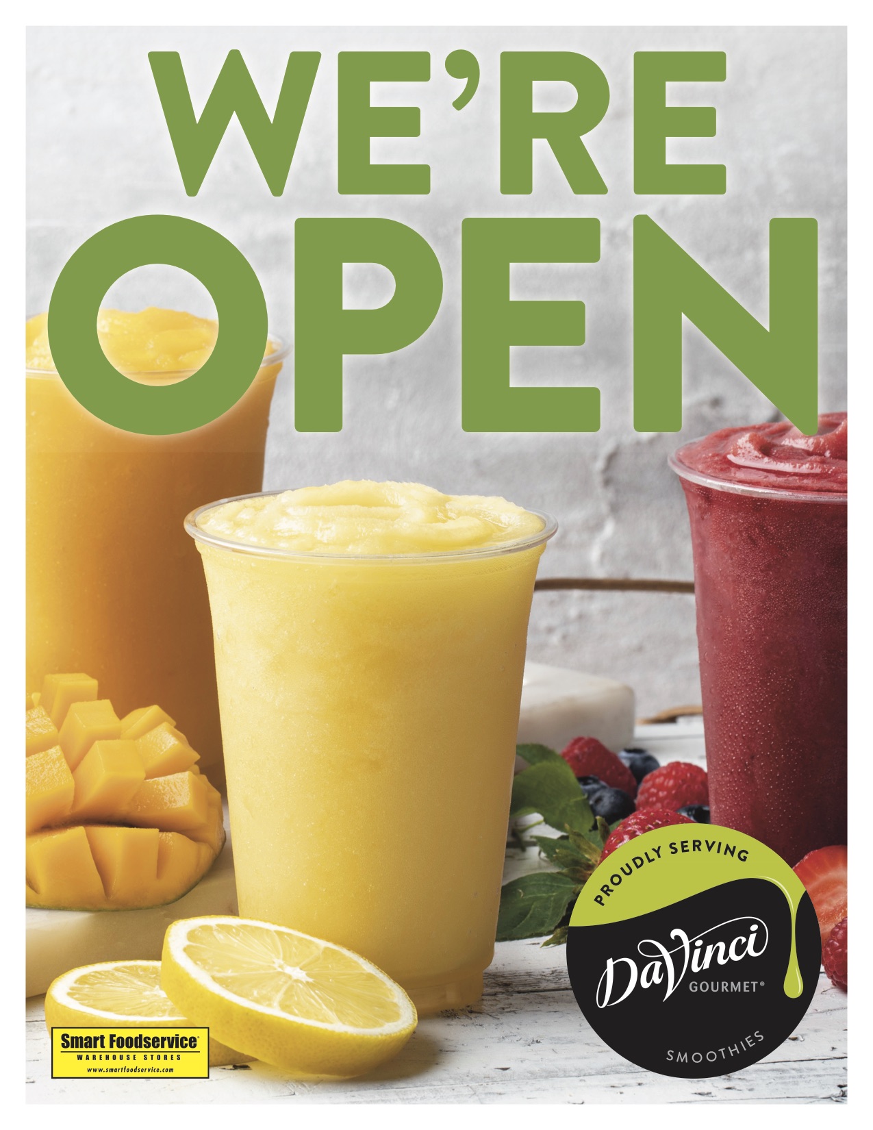 DaVinci Gourmet - We're Open